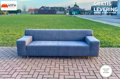 GRATIS LEVERING HEEL BENELUX + DACH Mooie Antraciet 3-zits Bank