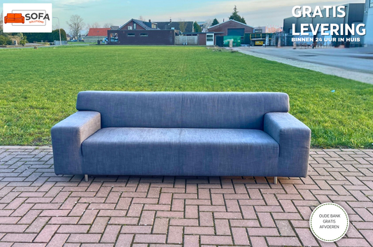 GRATIS LEVERING HEEL BENELUX + DACH Mooie Antraciet 3-zits Bank