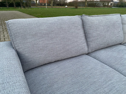 Grijs Stoffen U-Bankstel – Extra Grote Lounge Hoekbank – Gratis Levering