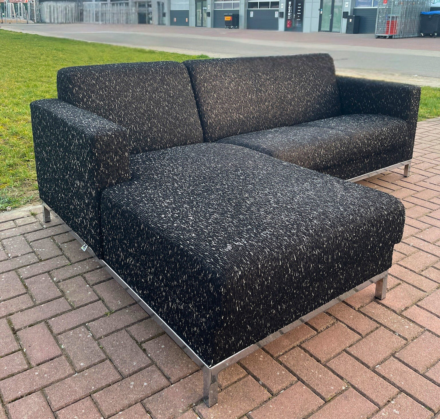 GRATIS LEVERING HEEL BENELUX + DACH Mooi Montel Stoffen Hoekbank