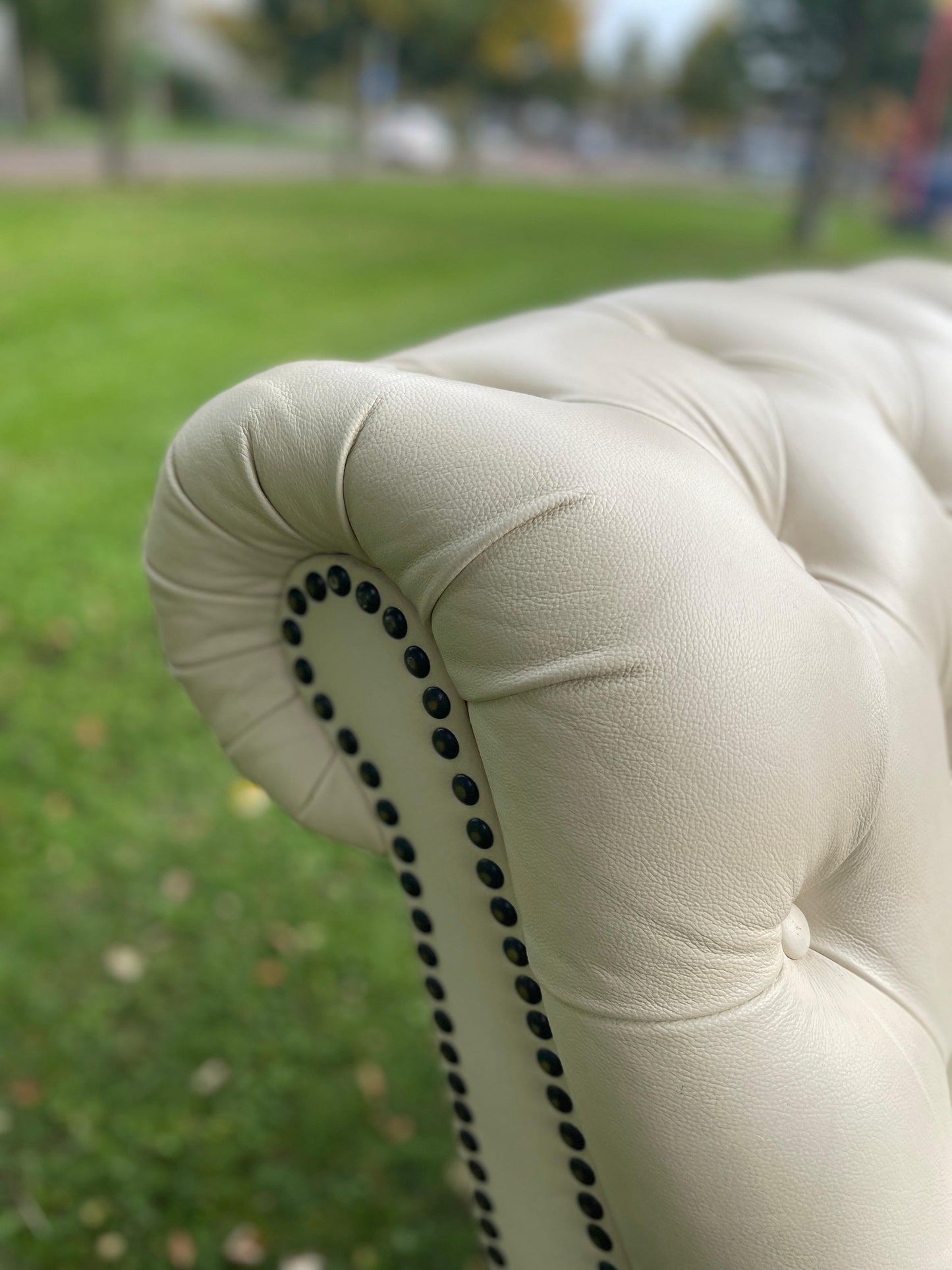 GRATIS LEVERING HEEL BENELUX + DACH Chesterfield Echt Leer Chaise Lounge