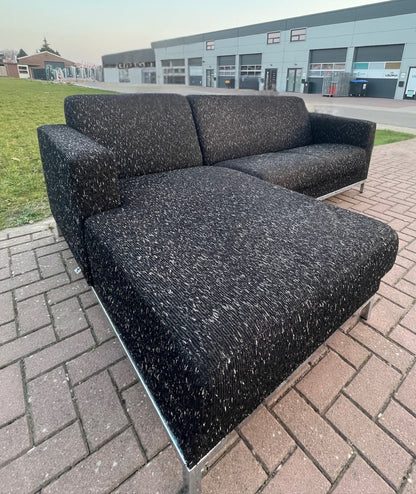 GRATIS LEVERING HEEL BENELUX + DACH Mooi Montel Stoffen Hoekbank