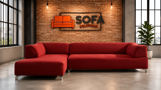 Leolux Faya Lobi hoekbank in het rood– Premium comfort en luxe design-Gratis Levering