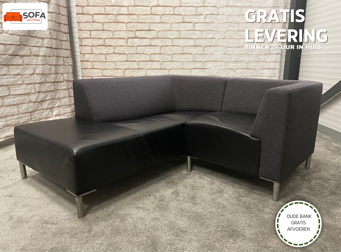 GRATIS LEVERING HEEL BENELUX + DACH Montel Elementen Hoekbank